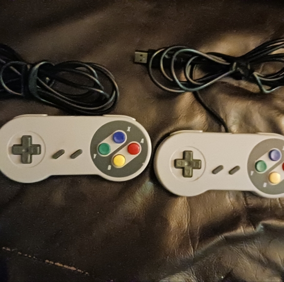 2 X Super Nintendo SNES USB Game Controller for PC/MAC Controller - Picture 2 of 9
